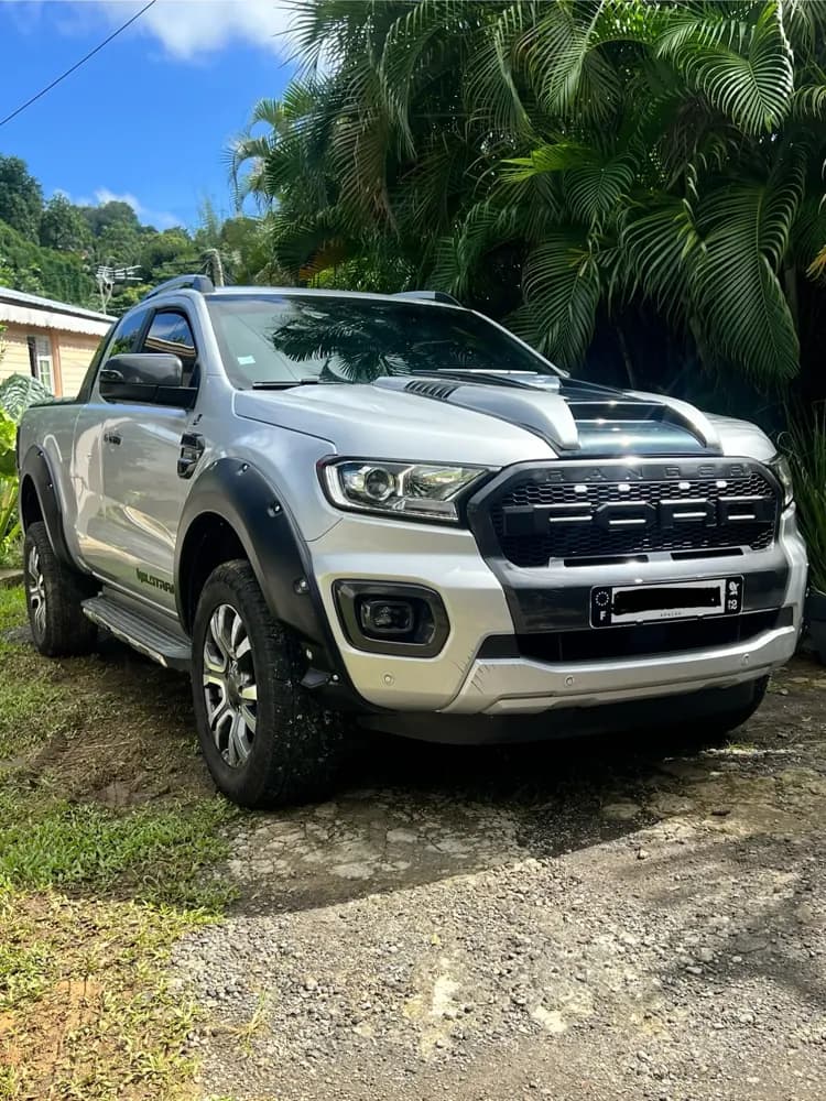 Ford Ranger Wildtrak équipé en Martinique, vue avant
